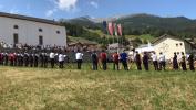 Über 100 Alphornbläser aus dem ganzen Kanton besuchten am Sonntag das 35. Walliser Alphornfestival.