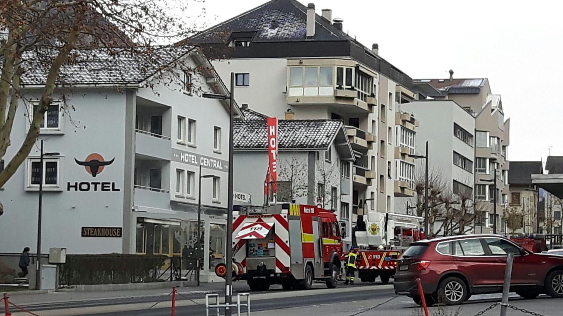 Am Freitagmittag ist beim Hotel Central in BrigGlis ein