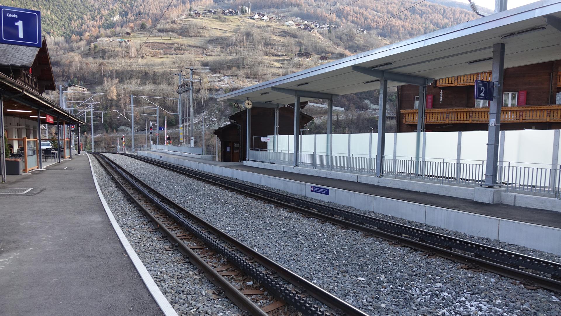 Nach knapp zwei Jahren sind die Bauarbeiten am Bahnhof