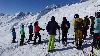 Skifahren mit dem Direktor